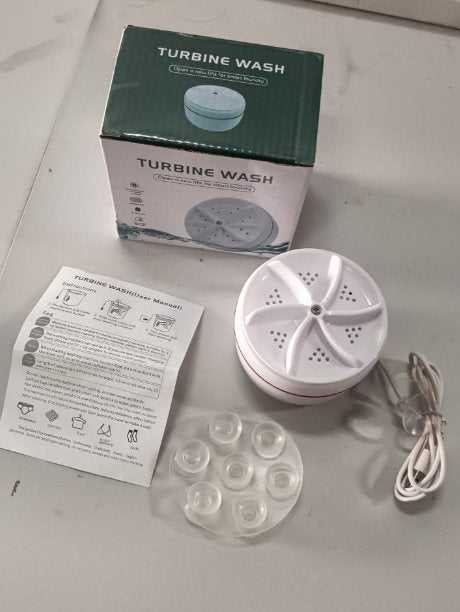2-in-1 Portable Mini Washing Machine with Spin Dryer - Small Tub for Travel