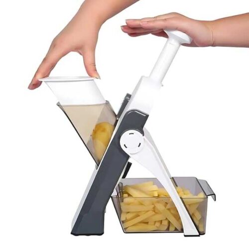 5-in-1 Multifunctional Manual Vegetable Slicer - Mandoline Cutter & Shredder