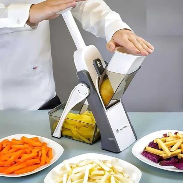 5-in-1 Multifunctional Manual Vegetable Slicer - Mandoline Cutter & Shredder