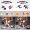 5-in-1 Multifunctional Manual Vegetable Slicer - Mandoline Cutter & Shredder