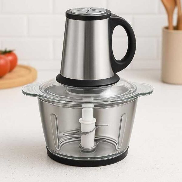 Heavy Duty Electric Food Processor - Meat Grinder & Vegetable Mincer Machine