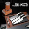 Industrial Grade Rolling Knife Sharpener - Professional Sharpening System for Kitchen