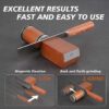 Industrial Grade Rolling Knife Sharpener - Professional Sharpening System for Kitchen