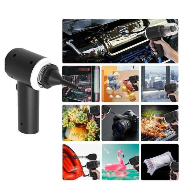 2-in-1 Portable Smart Wireless Vacuum Cleaner & Air Blower for Car & Home