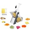 Multi-Functional 12-in-1 Vegetable Slicer, Chopper & Mandoline with Container
