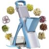 Multi-Functional 12-in-1 Vegetable Slicer, Chopper & Mandoline with Container