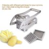 Manual Stainless Steel Potato Slicer - French Fries & Vegetable Cutter Machine