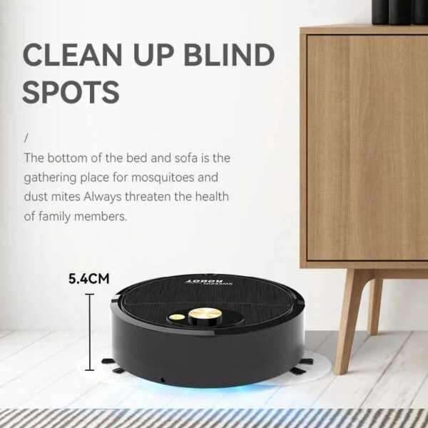 3-in-1 Smart Automatic Robot Vacuum Cleaner - Sweeping, Mopping & Suction