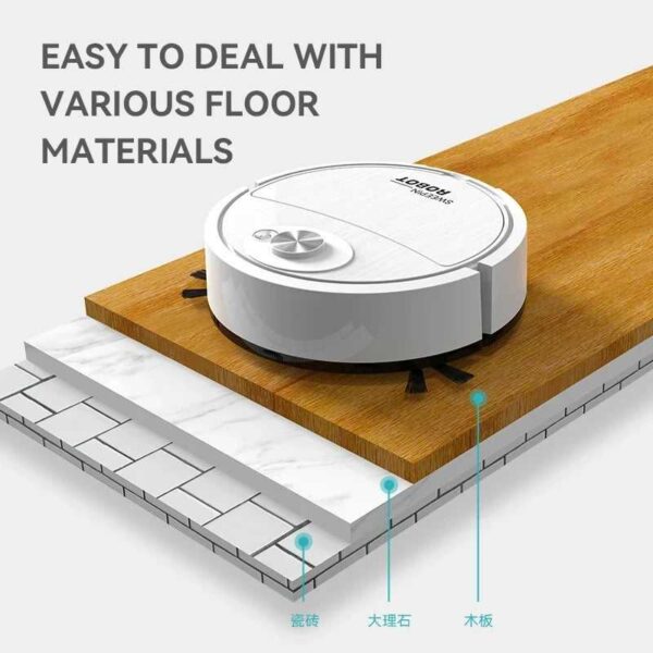 3-in-1 Smart Automatic Robot Vacuum Cleaner - Sweeping, Mopping & Suction