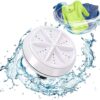 2-in-1 Portable Mini Washing Machine with Spin Dryer - Small Tub for Travel