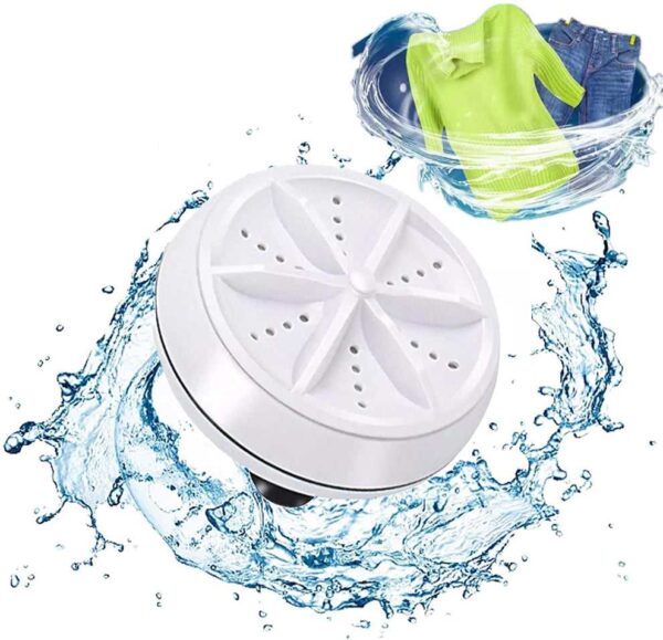 2-in-1 Portable Mini Washing Machine with Spin Dryer - Small Tub for Travel
