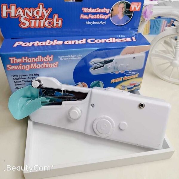 Handheld Portable Mini Sewing Machine - Cordless Electric Hand Stitching Tool